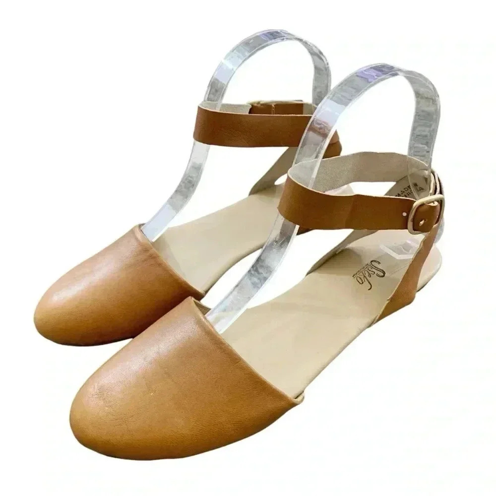 Sseko Ankle Wrap Flats